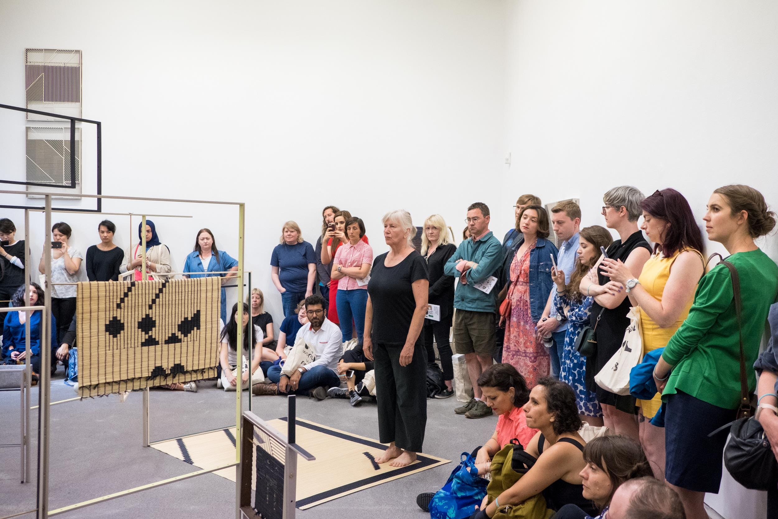 Image: Audience watching an activation at Bluecoat, from Mapping the International Export of Creativity and Culture Report. photo by Mark McNulty